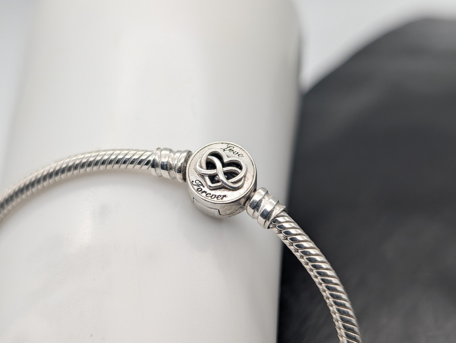 Pandora 925 Sterling Silber Armband - 41,70 g - Charmarmband 21cm #1490
