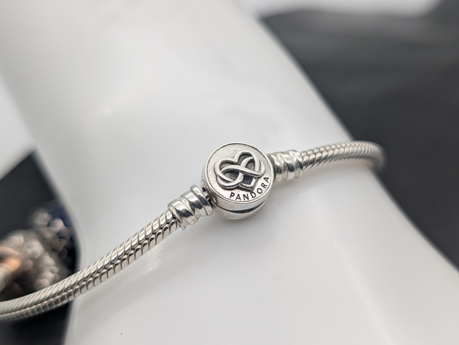 Pandora 925 Sterling Silber Armband - 41,70 g - Charmarmband 21cm #1490