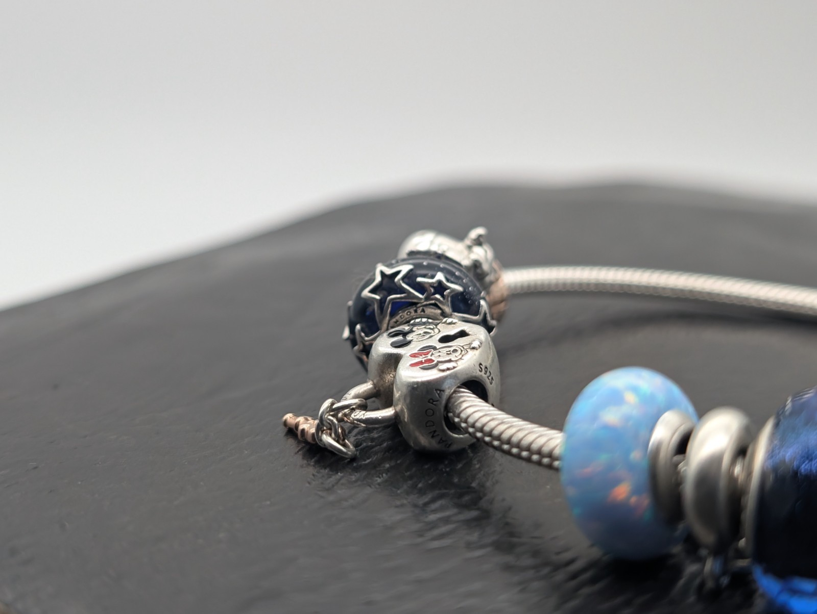 Pandora 925 Sterling Silber Armband - 41,70 g - Charmarmband 21cm #1490