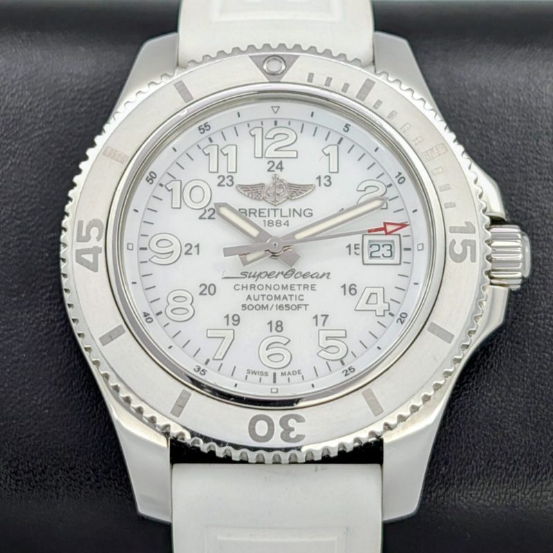 Breitling Superocean II 42 Uhr | Ref. A17365 | Ø42mm | White/Dial Fullset #1578