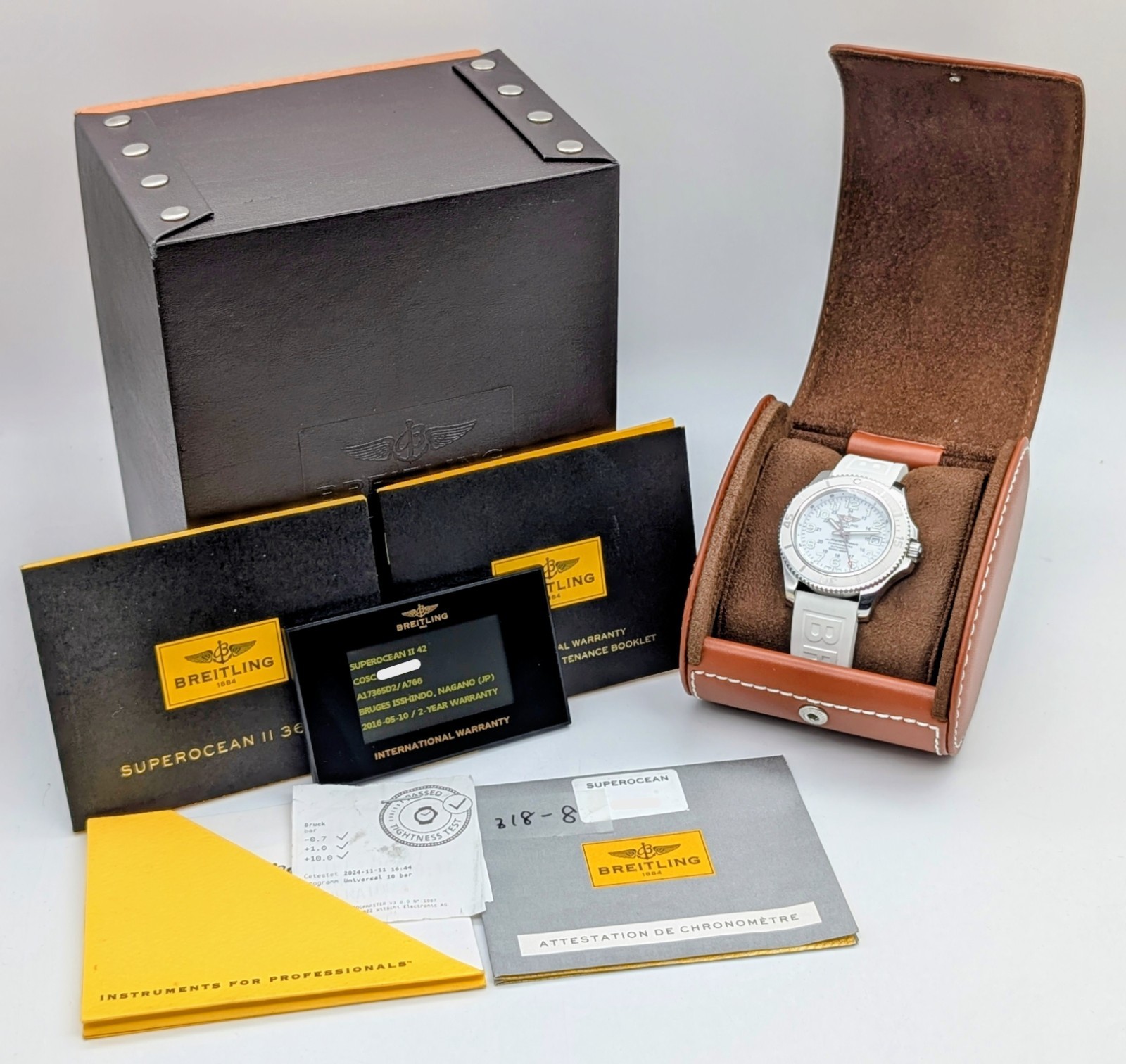 Breitling Superocean II 42 Uhr | Ref. A17365 | Ø42mm | White/Dial Fullset #1578