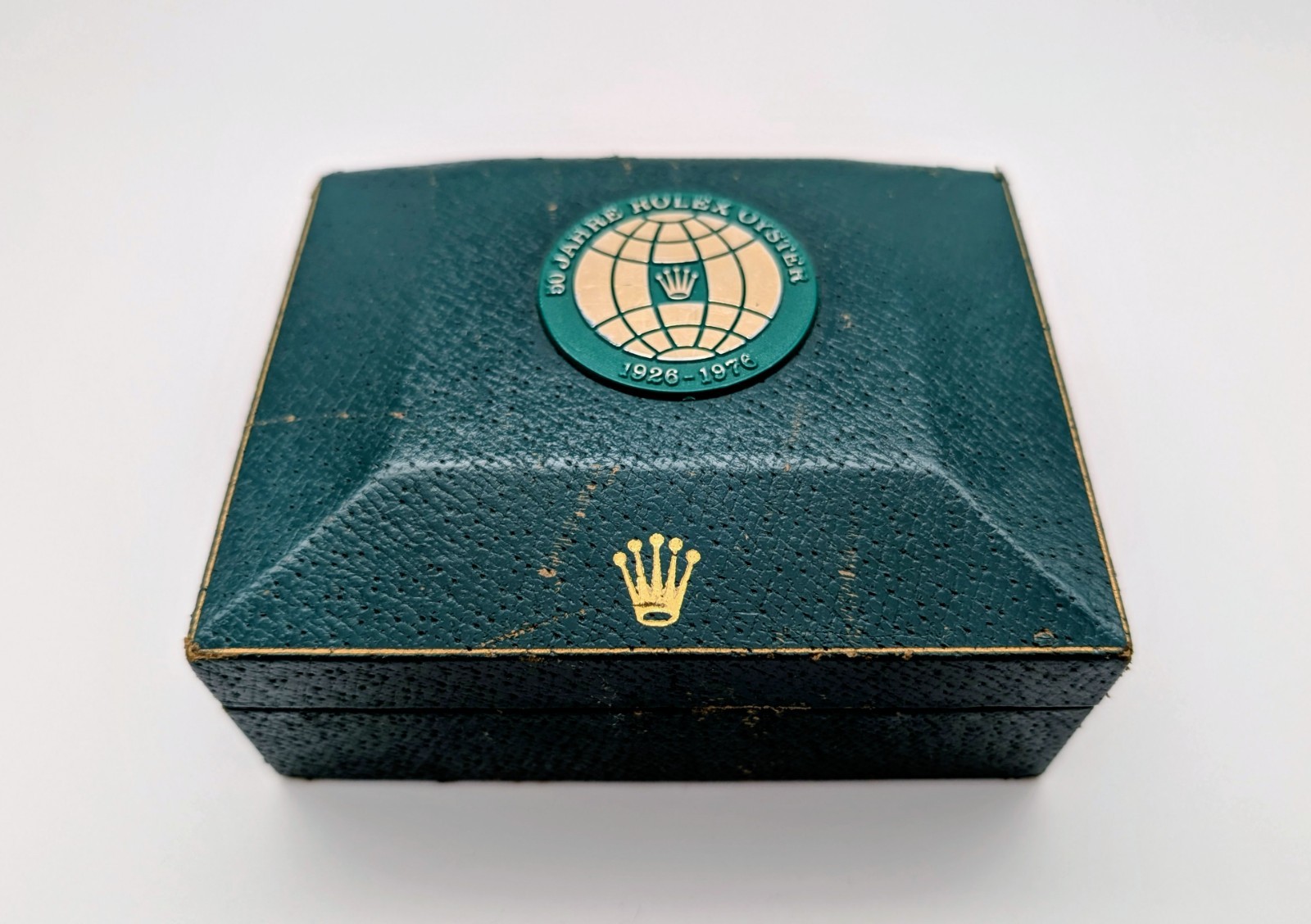Rolex 67.00.3 Leather Wooden Trapeze Pyramid 50'S Submariner Uhren Box #1659