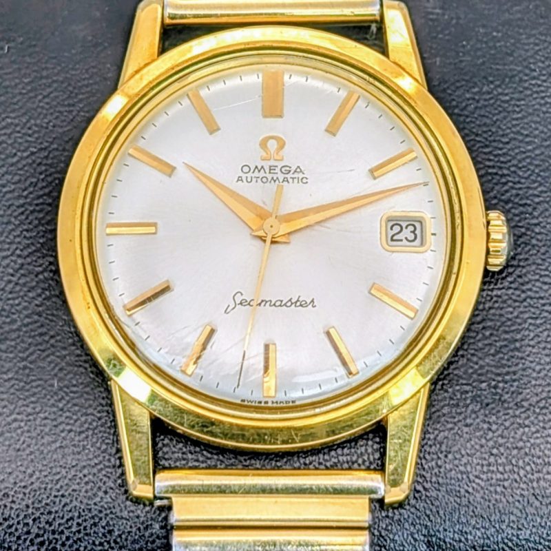 OMEGA Seamaster 14701-3-SC Automatic Date 1960er Vergoldet | Ø34mm Uhr #1763