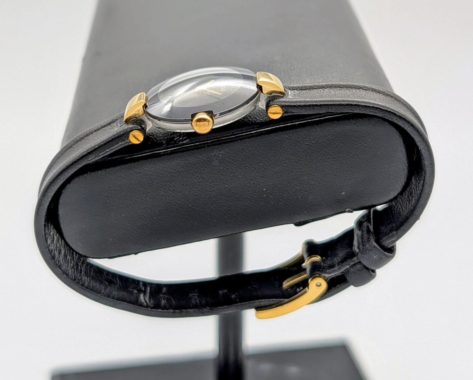 Rado Vintage Uhr Quarz 204.4079.4N | Ø21mm Uhr Black/Dial Damenuhr #1775