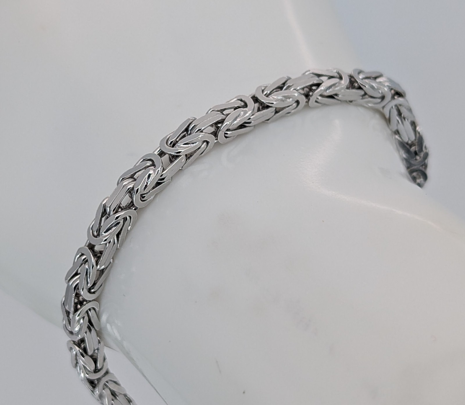Königsarmband 925 Sterling Silber Kette - 16,75 g - Armband 20,50cm #1482