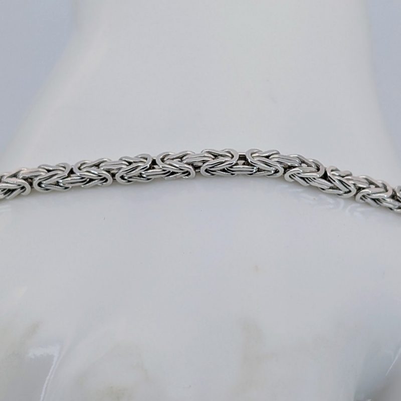 Königsarmband 925 Sterling Silber Kette - 10,55 g - Armband 21,50cm #1483