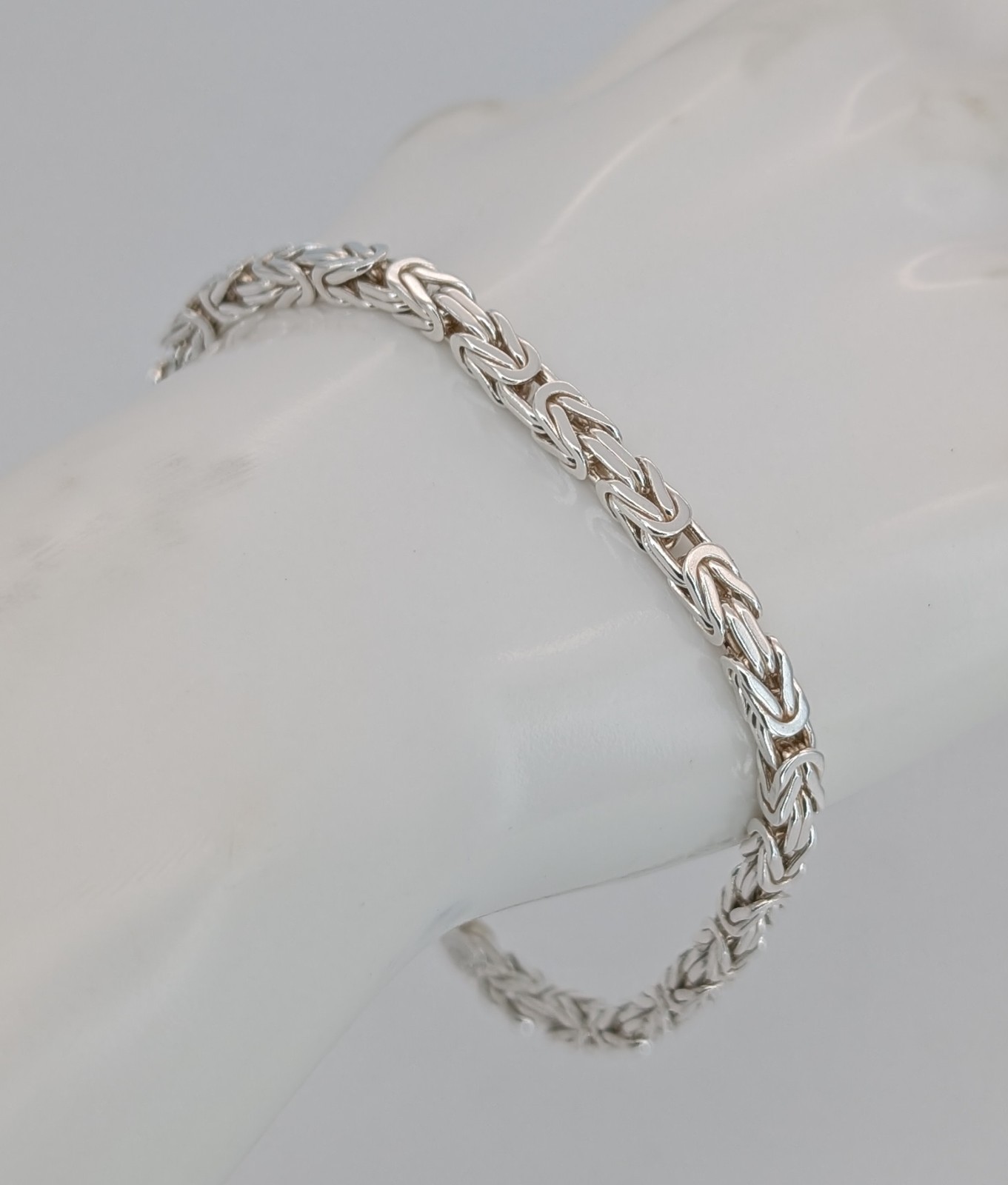 Königsarmband 925 Sterling Silber Kette - 17,40 g - Armband 22cm #1461