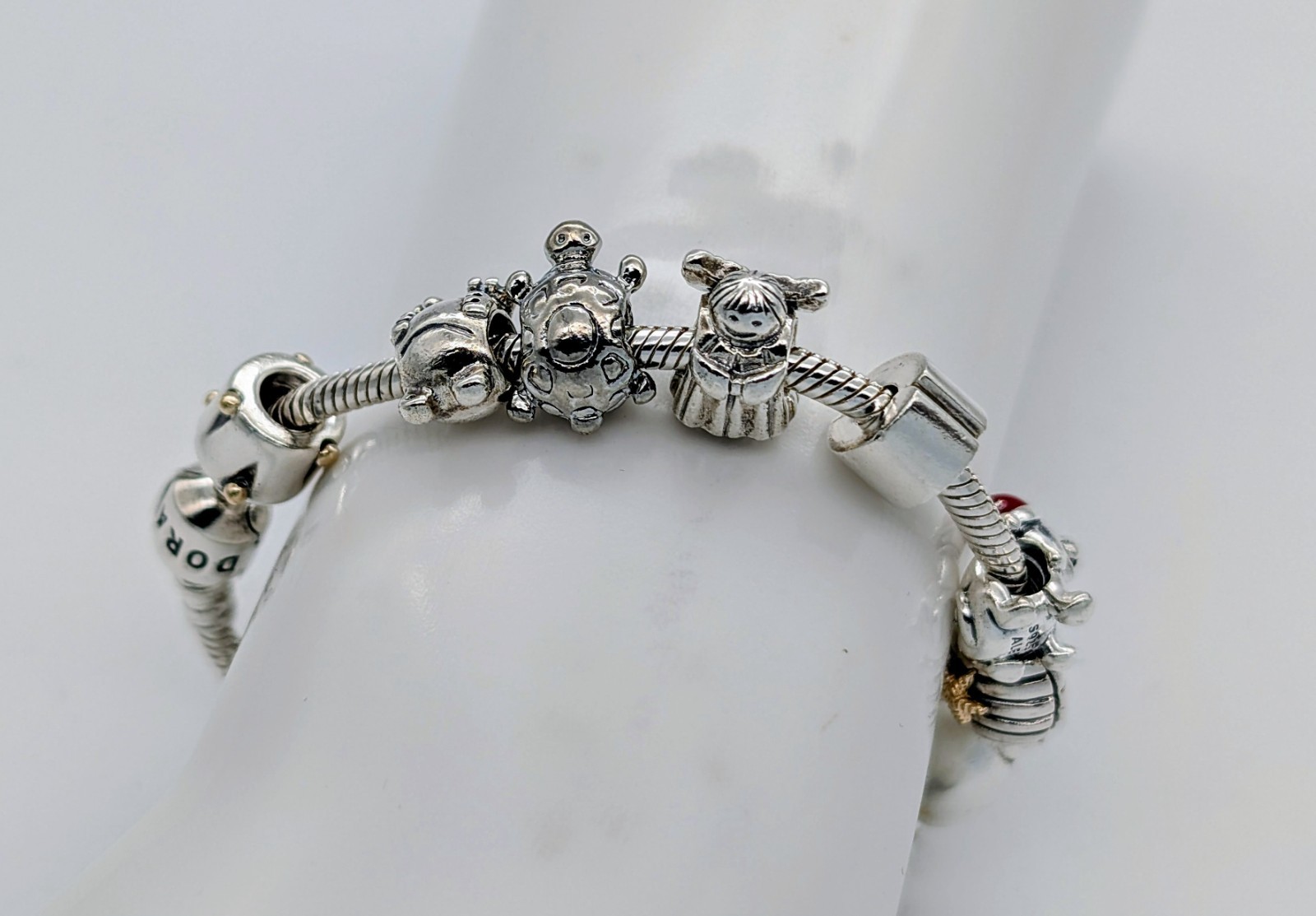 Pandora Armband 925 Sterling Silber - 55,40 g - Charmarmband 18cm #1858