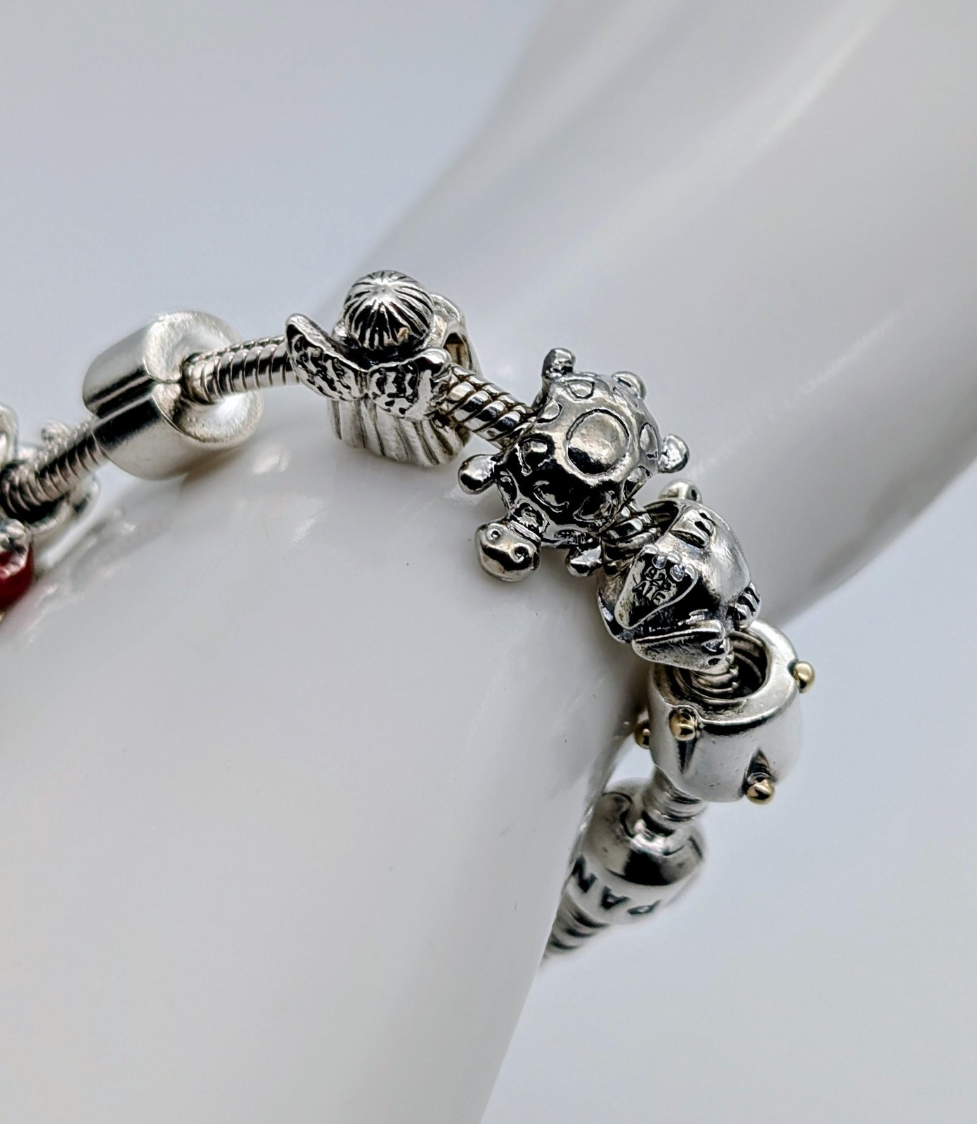 Pandora Armband 925 Sterling Silber - 55,40 g - Charmarmband 18cm #1858