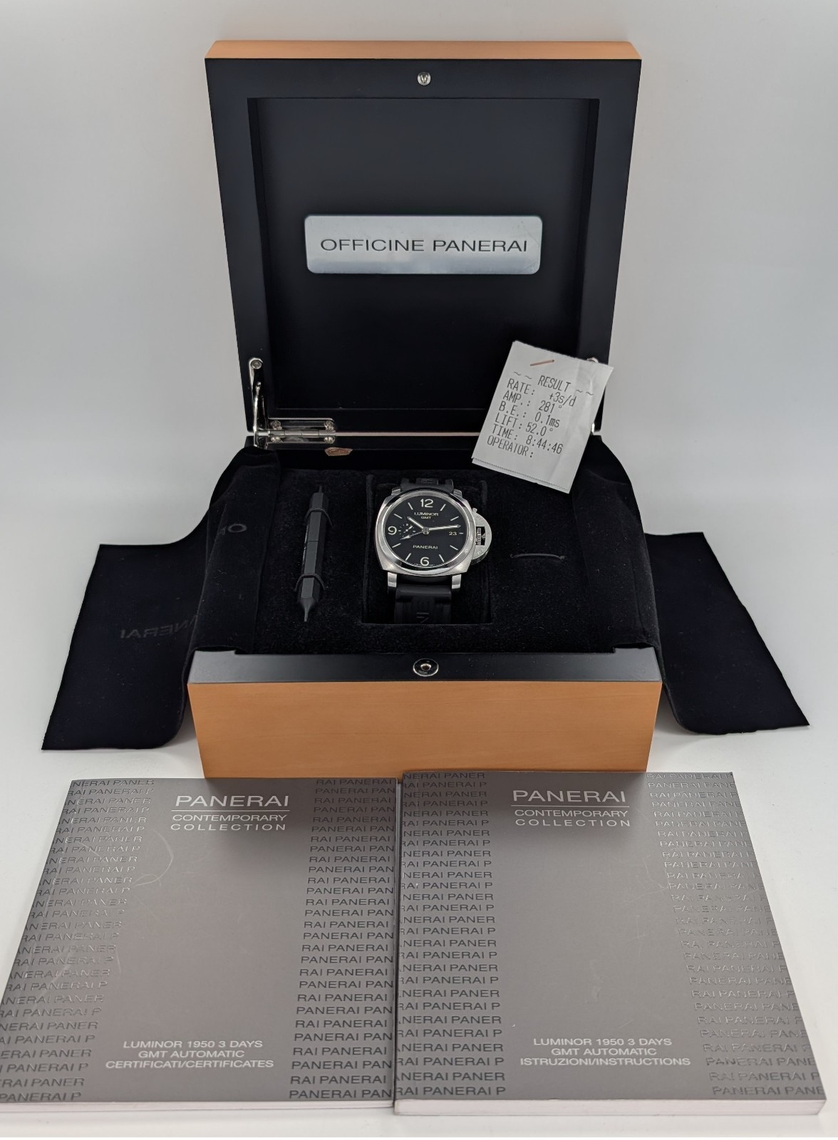 Panerai Luminor 1950 3 Days GMT Automatic | PAM00320 | Ø44mm Uhr Full Set #1839