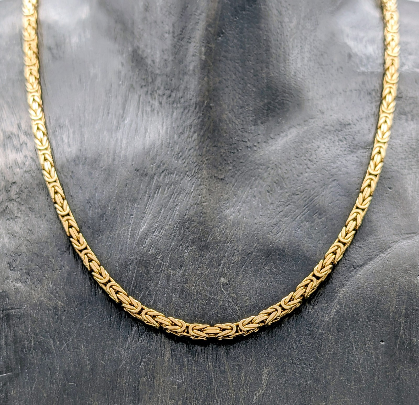 Königskette Gelbgold 585/14K - 47,50 g - Gliederkette Kette 54,50cm #1877