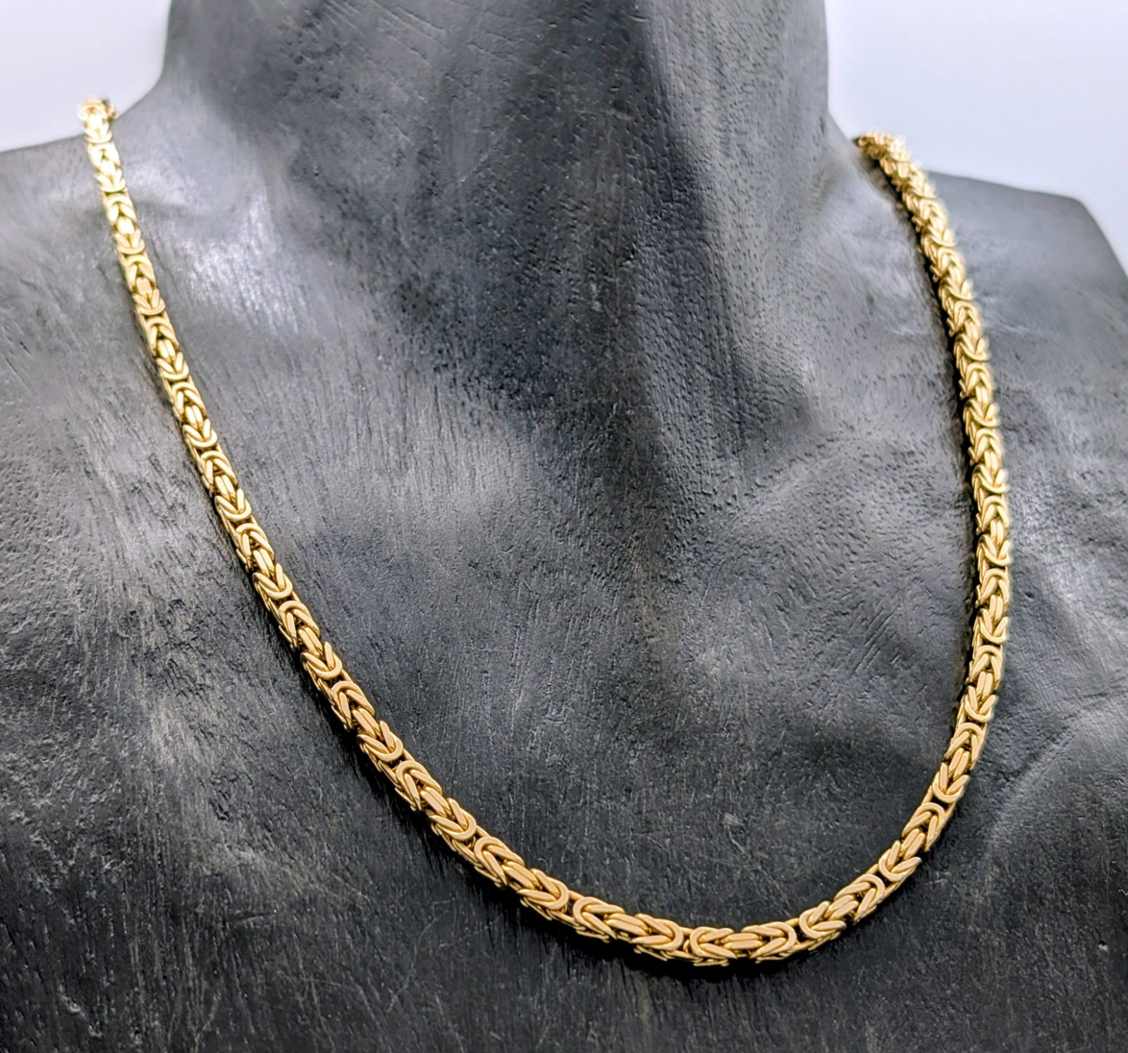 Königskette Gelbgold 585/14K - 47,50 g - Gliederkette Kette 54,50cm #1877