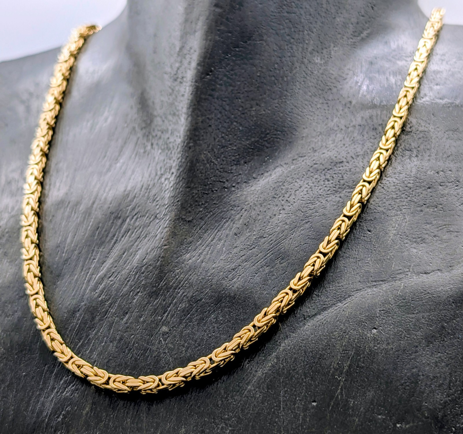 Königskette Gelbgold 585/14K - 47,50 g - Gliederkette Kette 54,50cm #1877