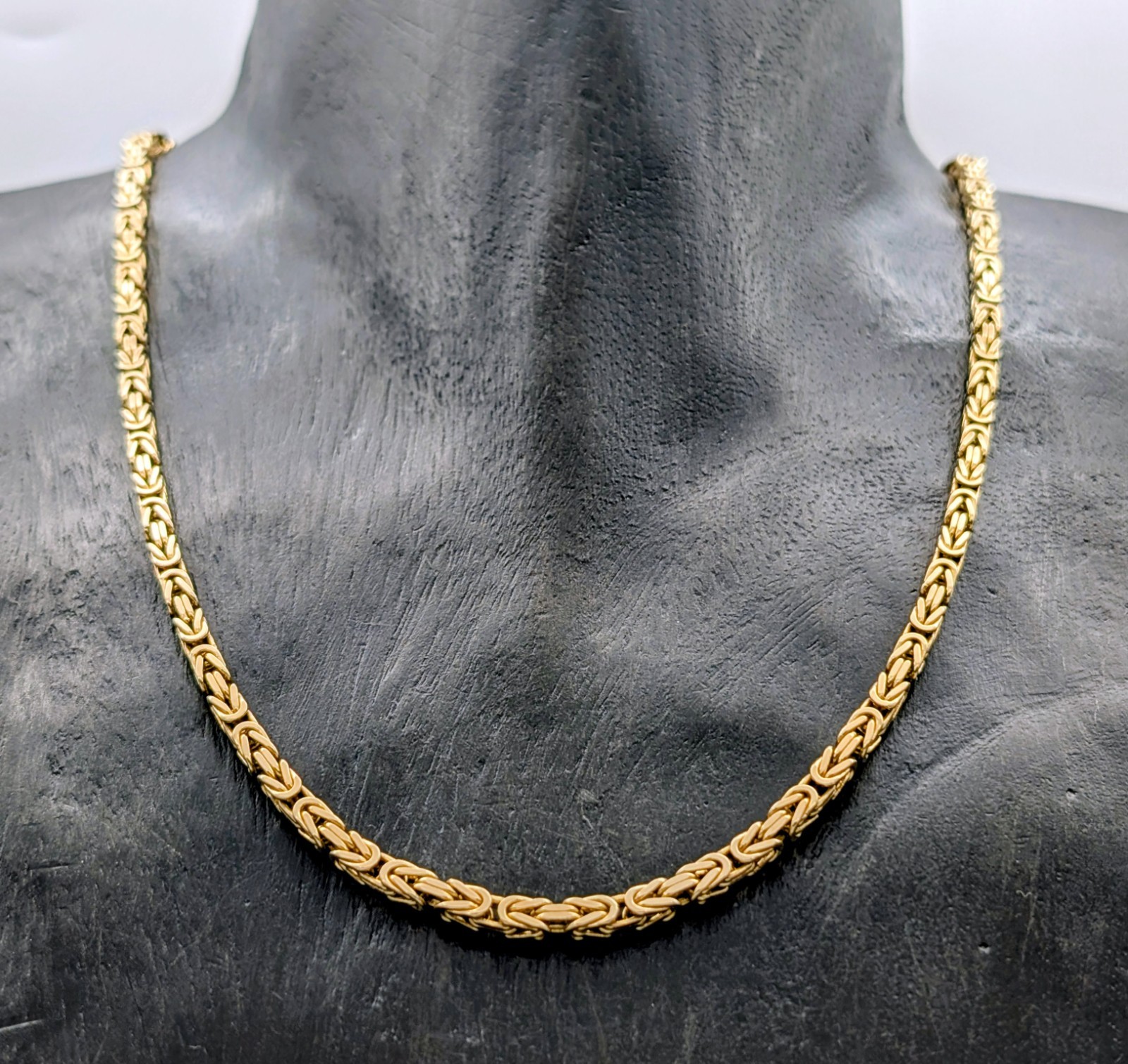 Königskette Gelbgold 585/14K - 47,50 g - Gliederkette Kette 54,50cm #1877
