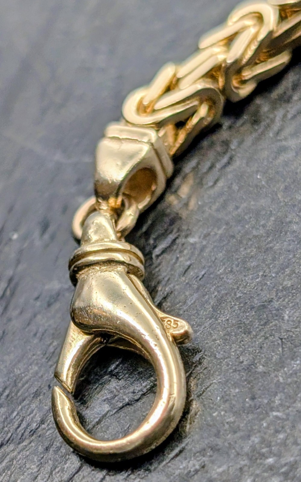 Königskette Gelbgold 585/14K - 47,50 g - Gliederkette Kette 54,50cm #1877