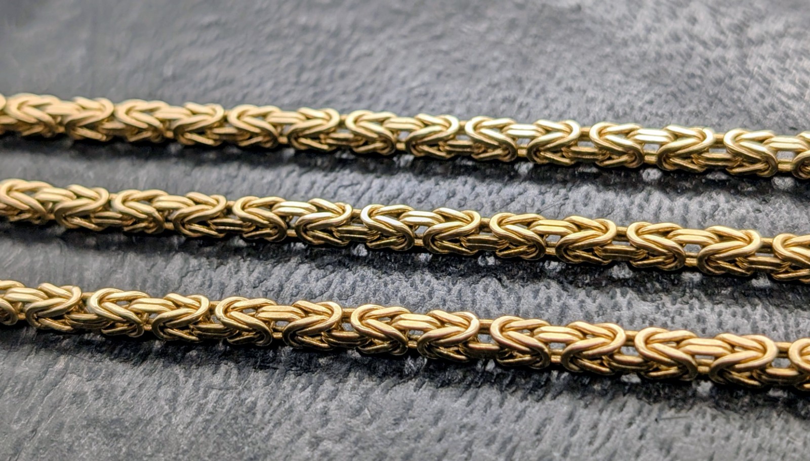 Königskette Gelbgold 585/14K - 47,50 g - Gliederkette Kette 54,50cm #1877
