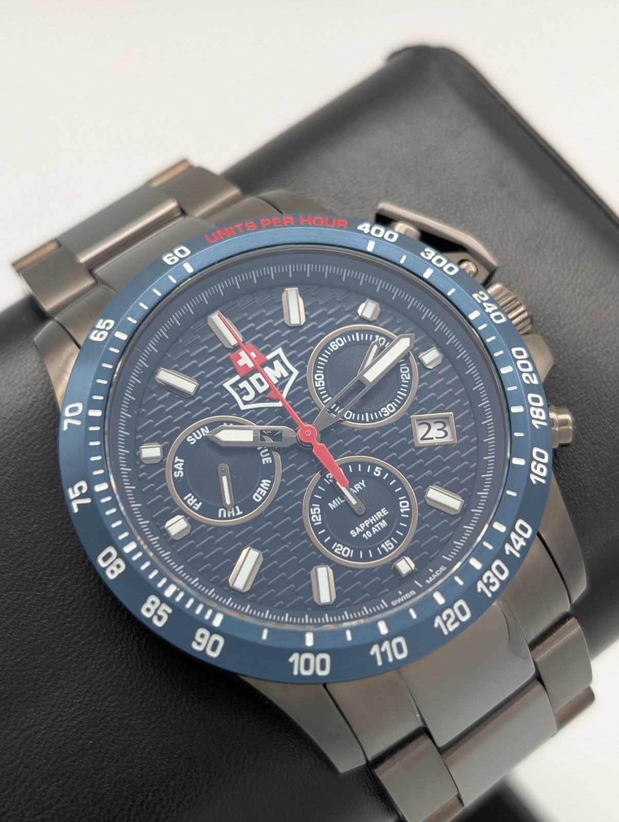 Jacques du Manoir Chronograph Swiss Made JDM-WG017-03 | Ø45mm Uhr #1740