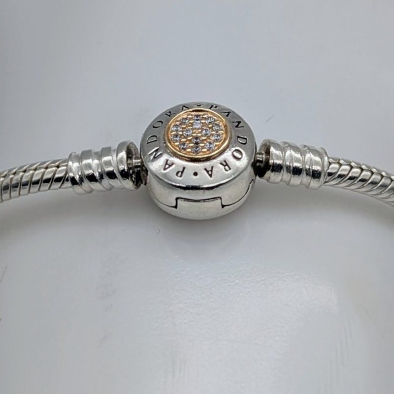 Pandora Armband 925 Sterling Silber - 16,80 g - Charmarmband 23cm #1460