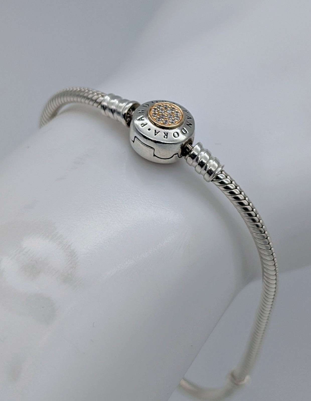 Pandora Armband 925 Sterling Silber - 16,80 g - Charmarmband 23cm #1460