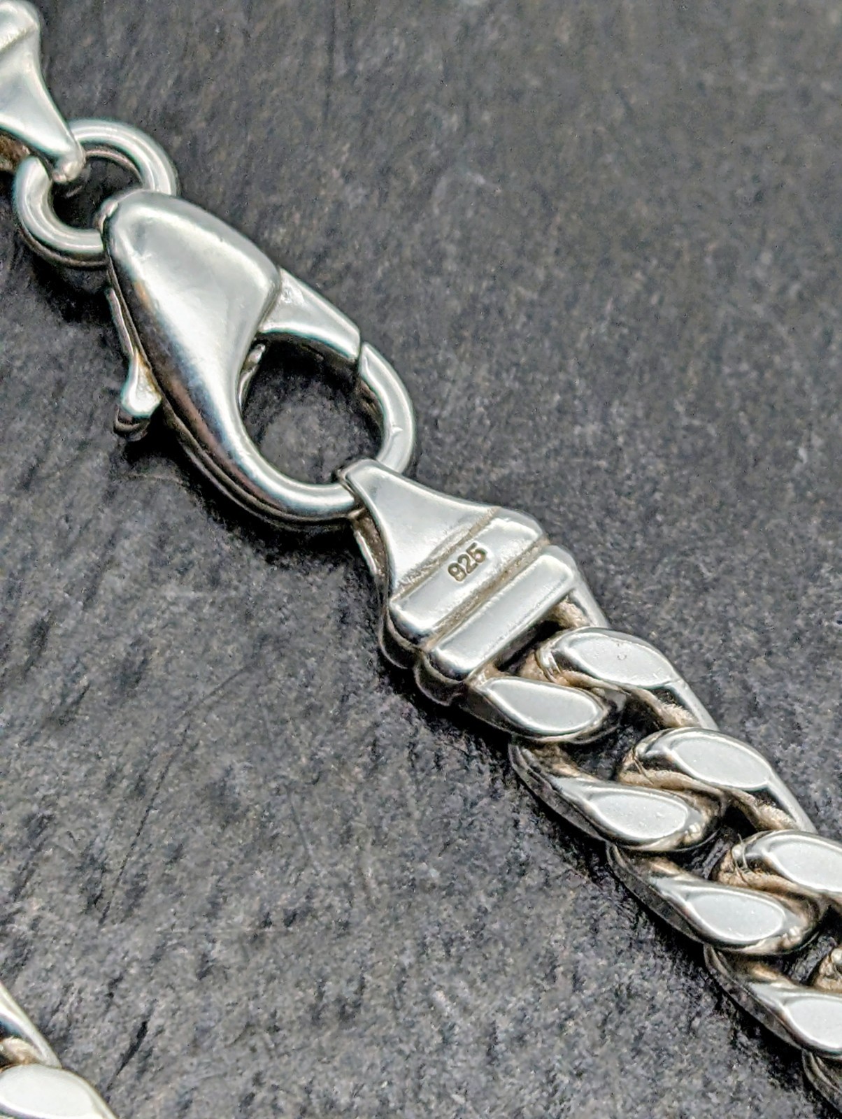 Halskette Panzerkette 925 Sterling Silber - 51,50cm - Kette Silver 59Gr. #1923