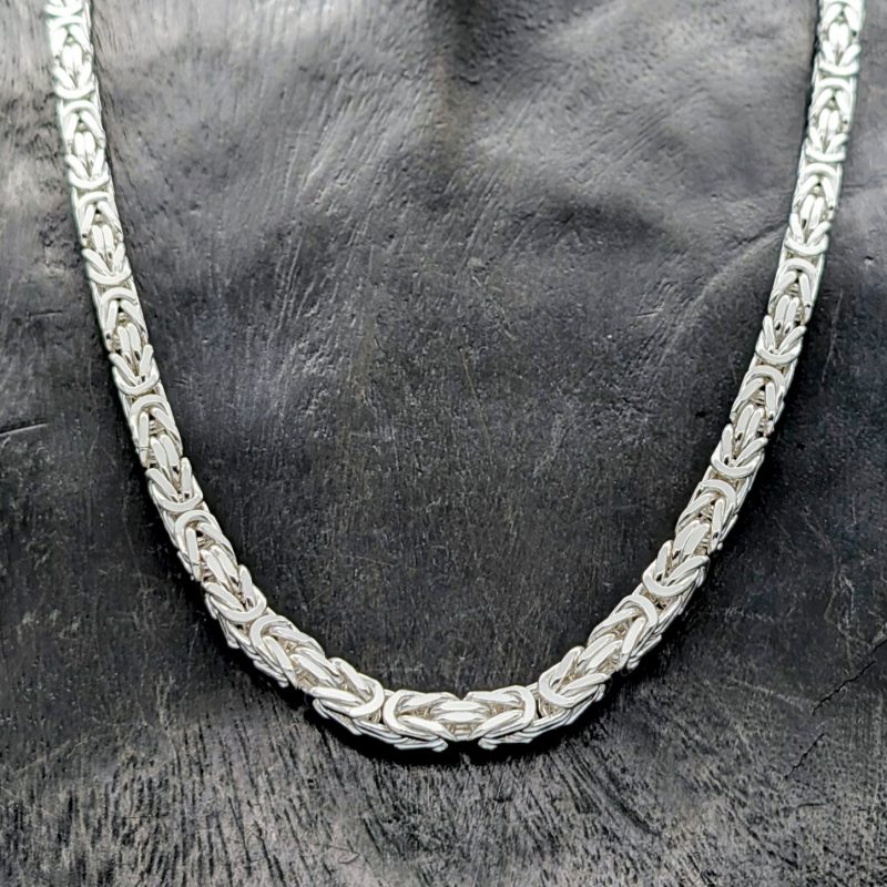 Halskette Panzerkette 925 Sterling Silber - 66cm - Kette Silver 118,80Gr. #1919