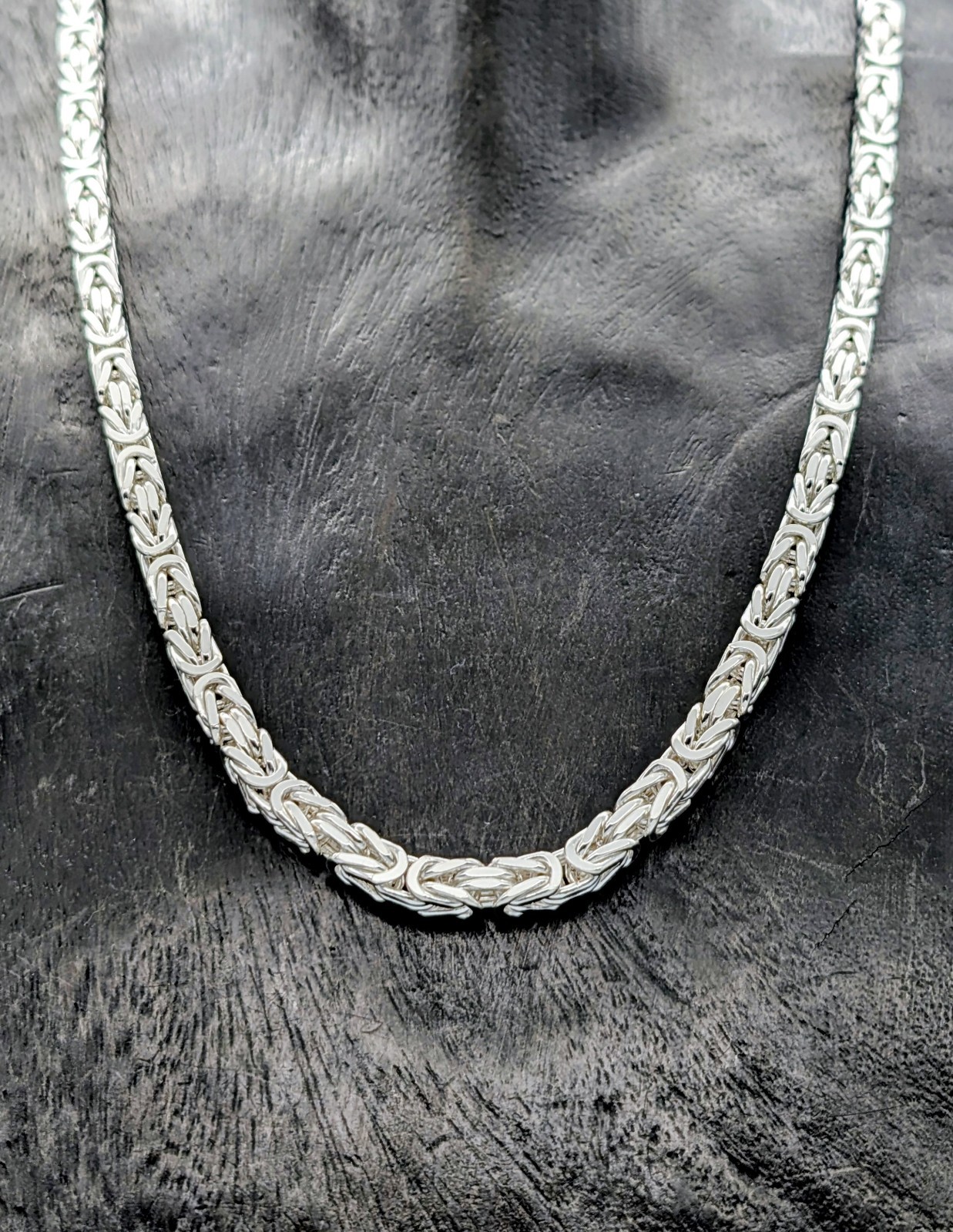 Halskette Panzerkette 925 Sterling Silber - 66cm - Kette Silver 118,80Gr. #1919