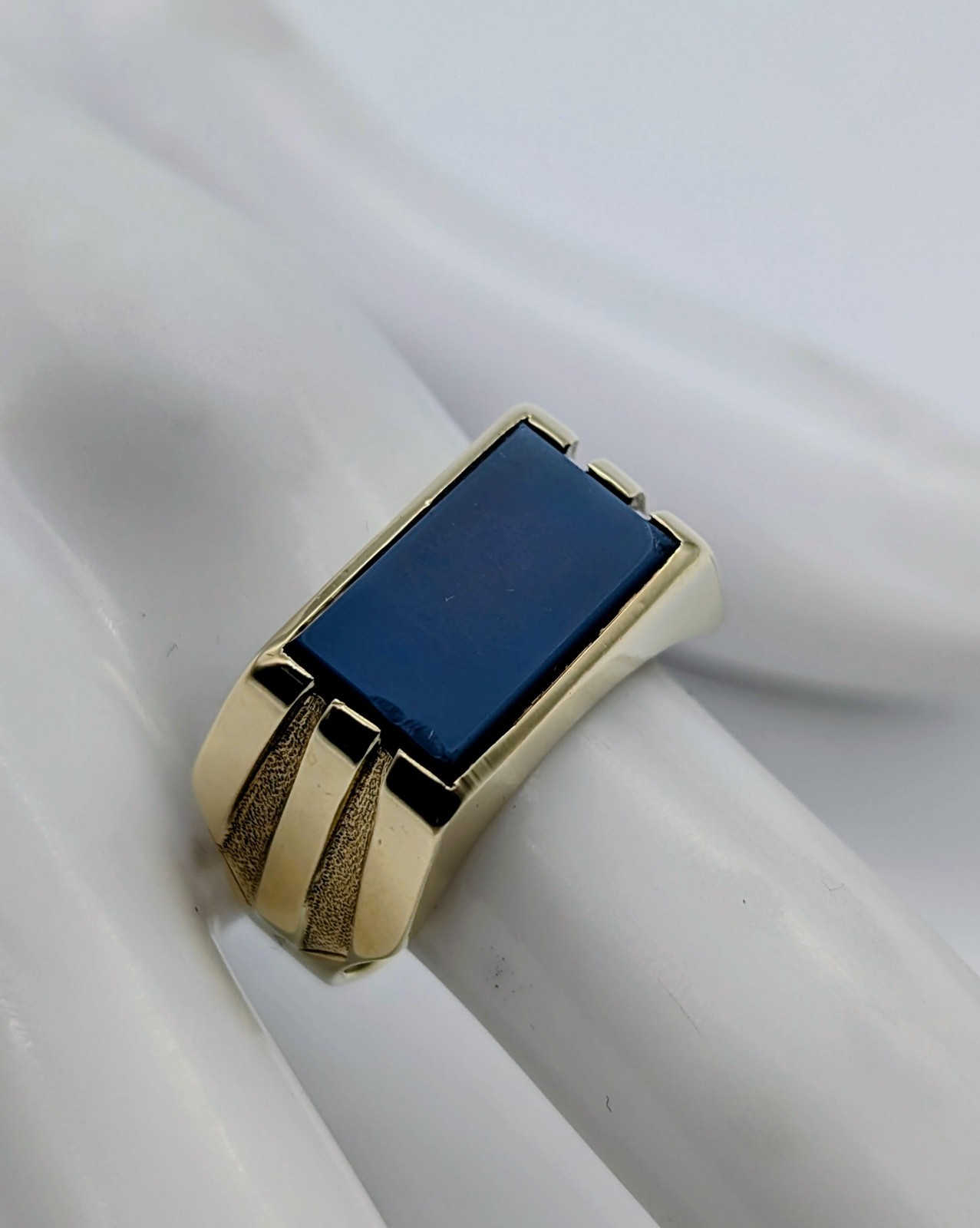 Lagenstein Siegelring Gelbgold 585/14K – 8,70g – (Größe 60) Design Ring #1914