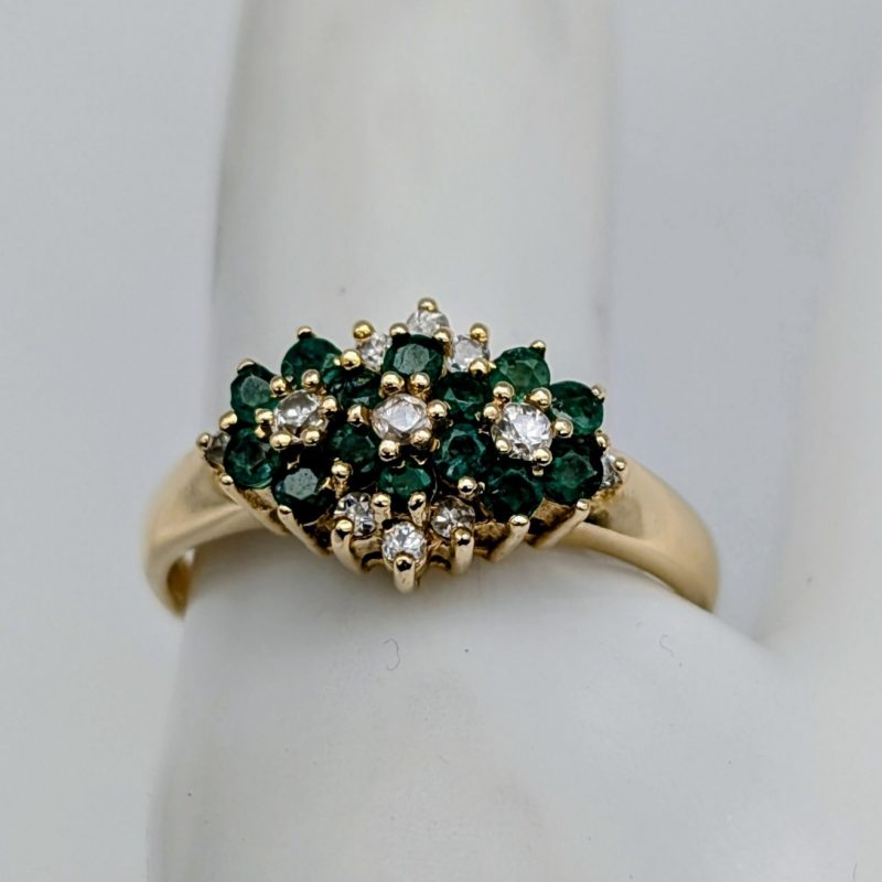 Coktail Ring Gelbgold 333/8K – 2,65g – (Größe 59) Design Ring #1936