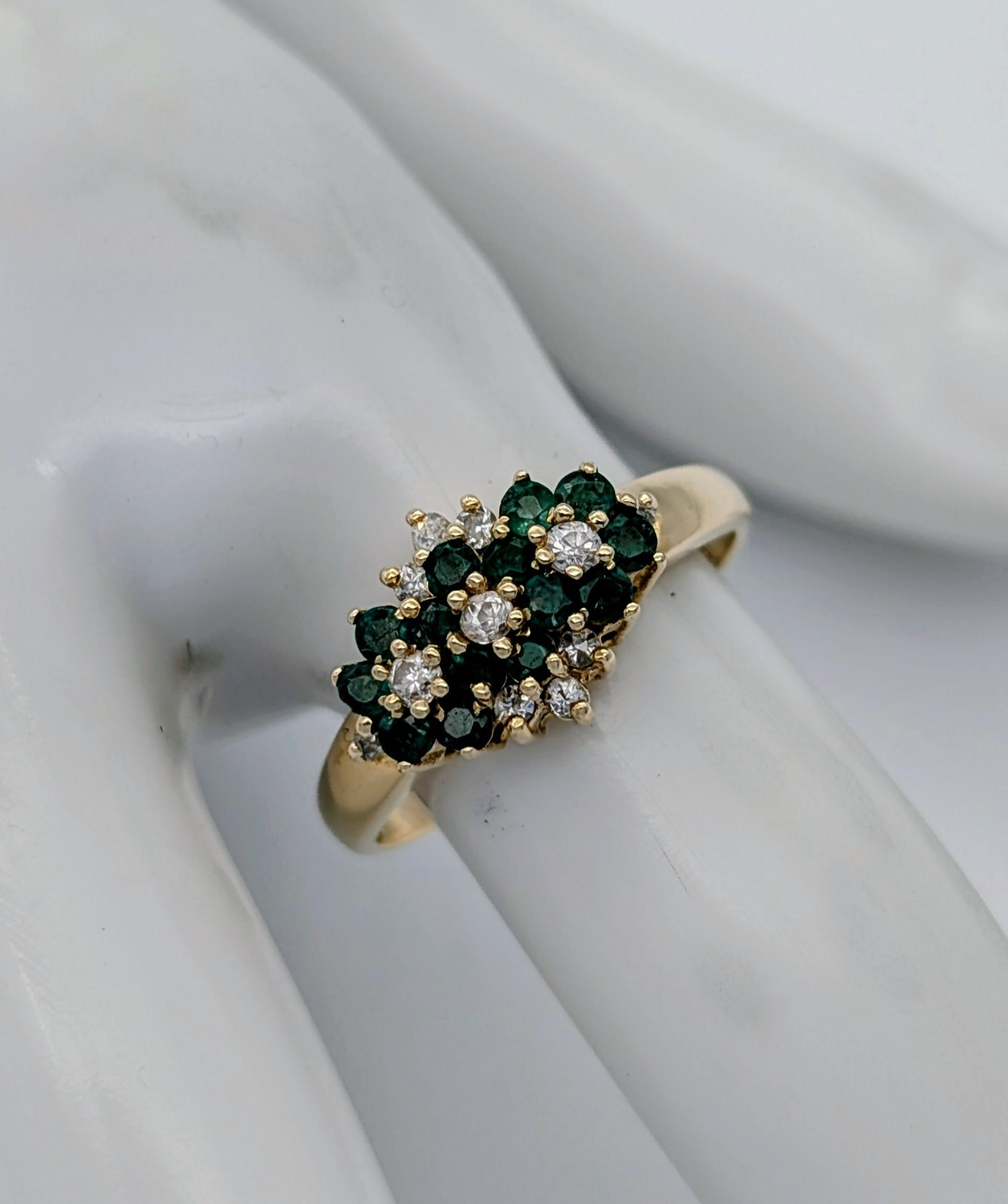 Coktail Ring Gelbgold 333/8K – 2,65g – (Größe 59) Design Ring #1936