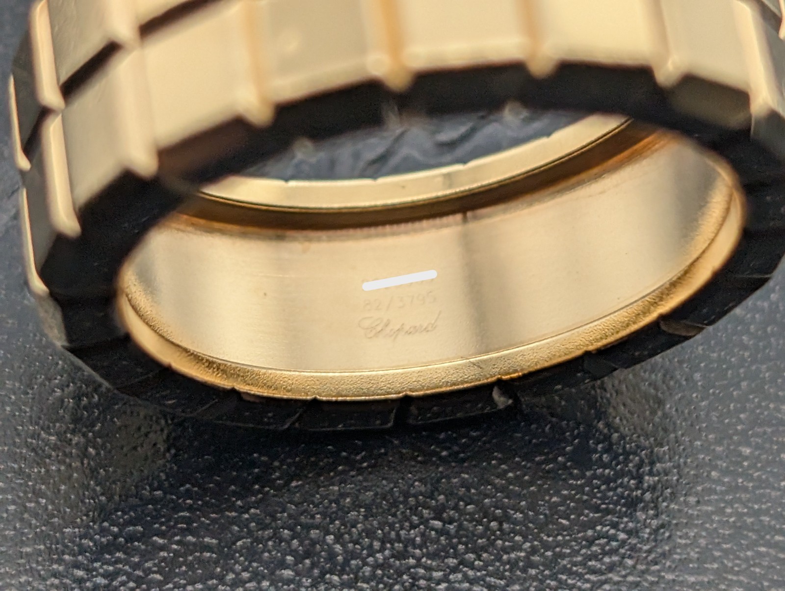 Chopard Ice Cube Gelbold Ring 750/18K – 11,20g – (Größe 54) Designer Ring #1992