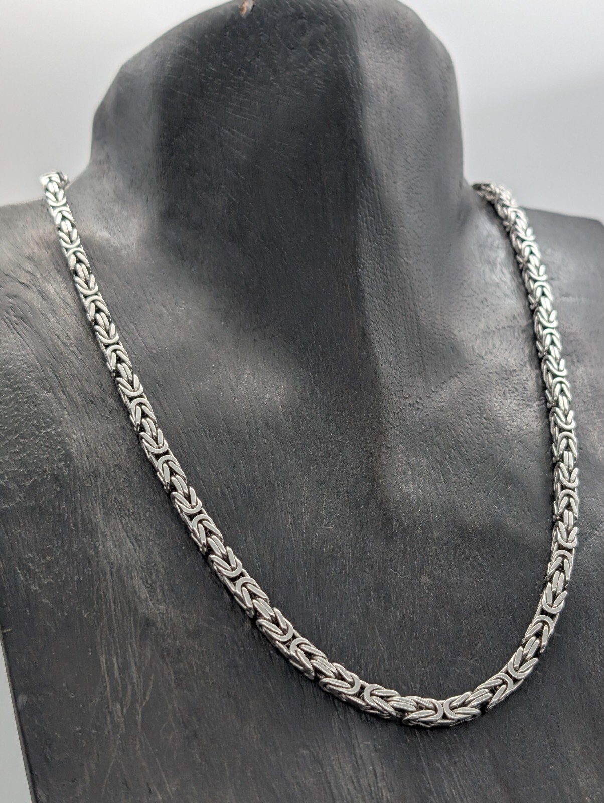 Königskette 925 Sterling Silber Halskette Kette Silver 56,50cm 73,30Gr. 5mm #968