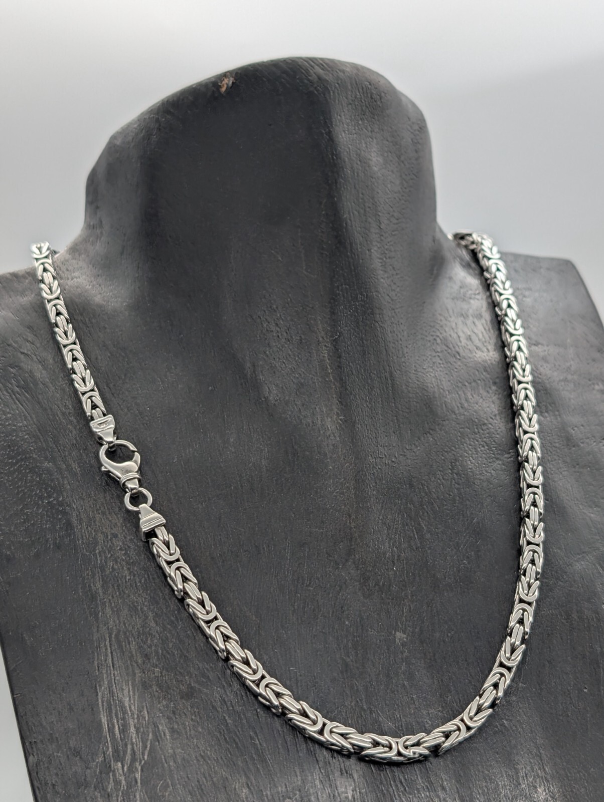 Königskette 925 Sterling Silber Halskette Kette Silver 56,50cm 73,30Gr. 5mm #968