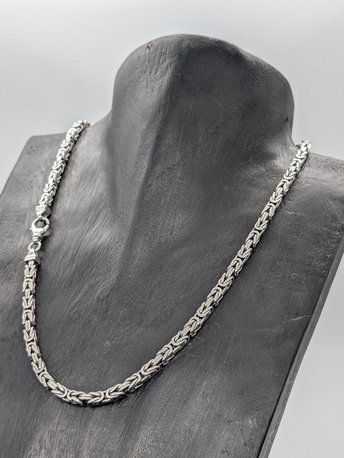 Königskette 925 Sterling Silber Halskette Kette Silver 56,50cm 73,30Gr. 5mm #968