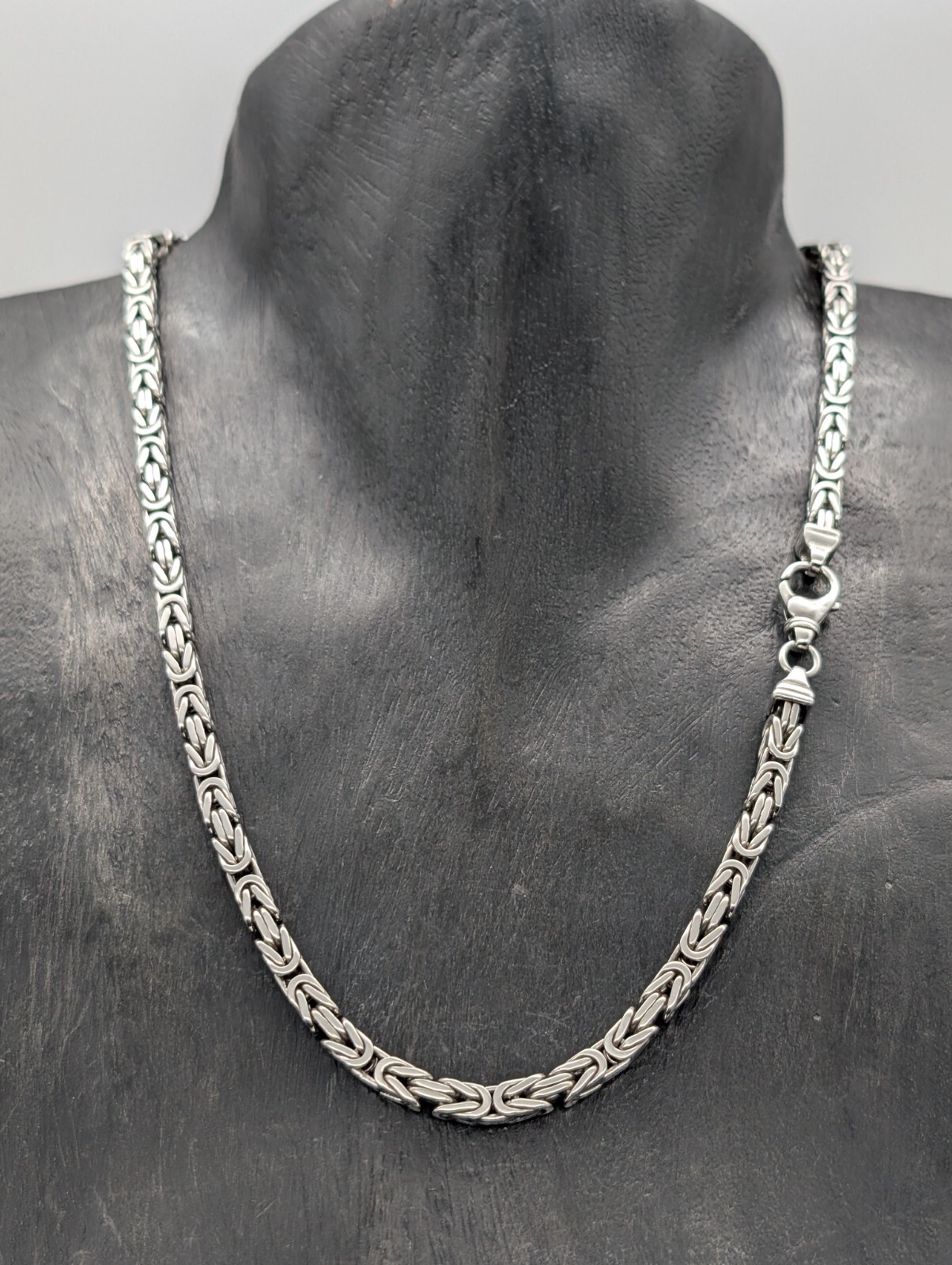 Königskette 925 Sterling Silber Halskette Kette Silver 56,50cm 73,30Gr. 5mm #968