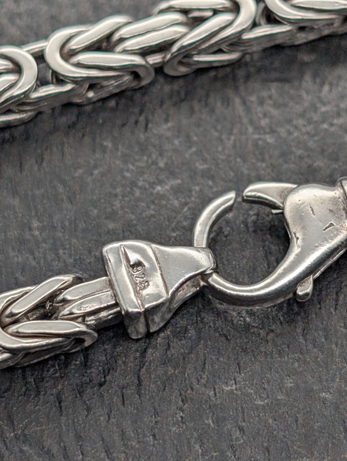 Königskette 925 Sterling Silber Halskette Kette Silver 56,50cm 73,30Gr. 5mm #968