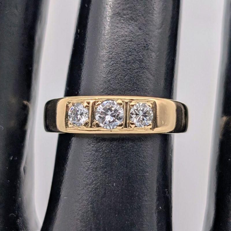 Brillant Damenring Coktail Ring Gelbgold 750/18K – 4,30g – (Größe 51) #1953