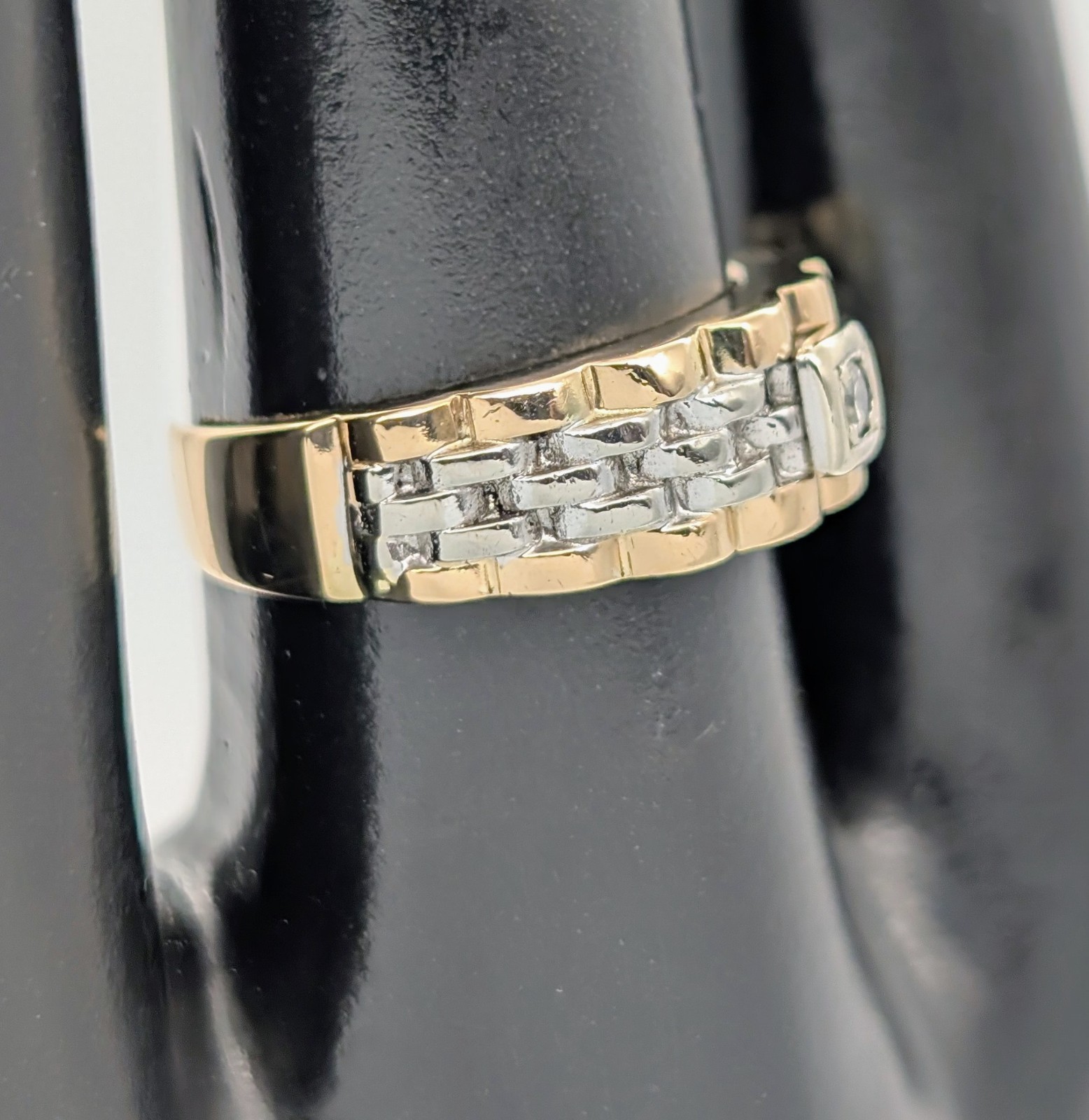 Brillant Königsring Gelbgold 585/14K – 4,50g – (Gr. 51-55) Jubilee Ring #1975