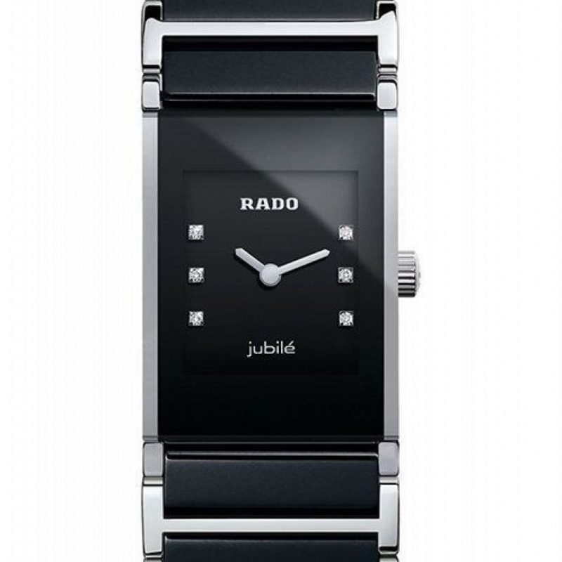 Rado Diastar Damenuhr Jubile 153.0786.3 | 19x30mm Quarz Diamant Black/Dial #2025