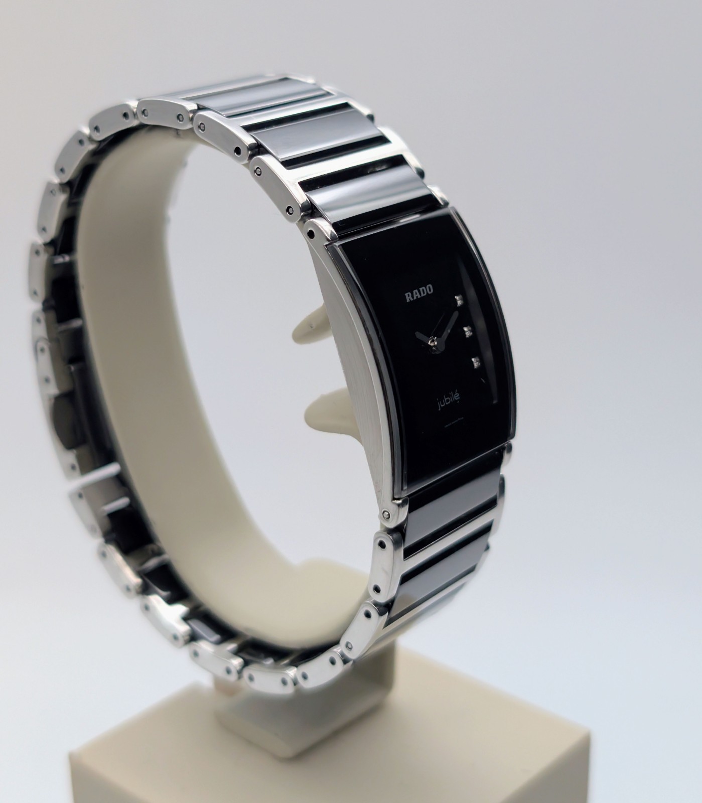 Rado Diastar Damenuhr Jubile 153.0786.3 | 19x30mm Quarz Diamant Black/Dial #2025