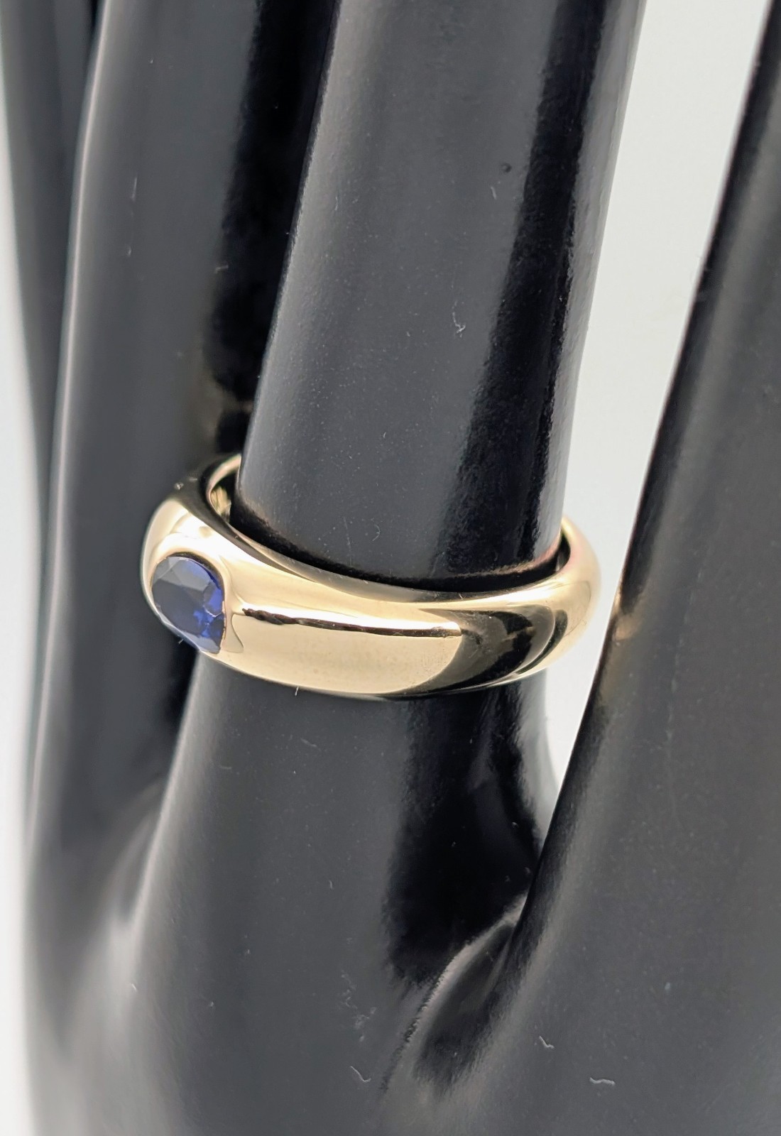 Saphir Damen Ring Gelbgold 585/14K – 5,00g – (Gr. 53) ca 0,50ct #1686