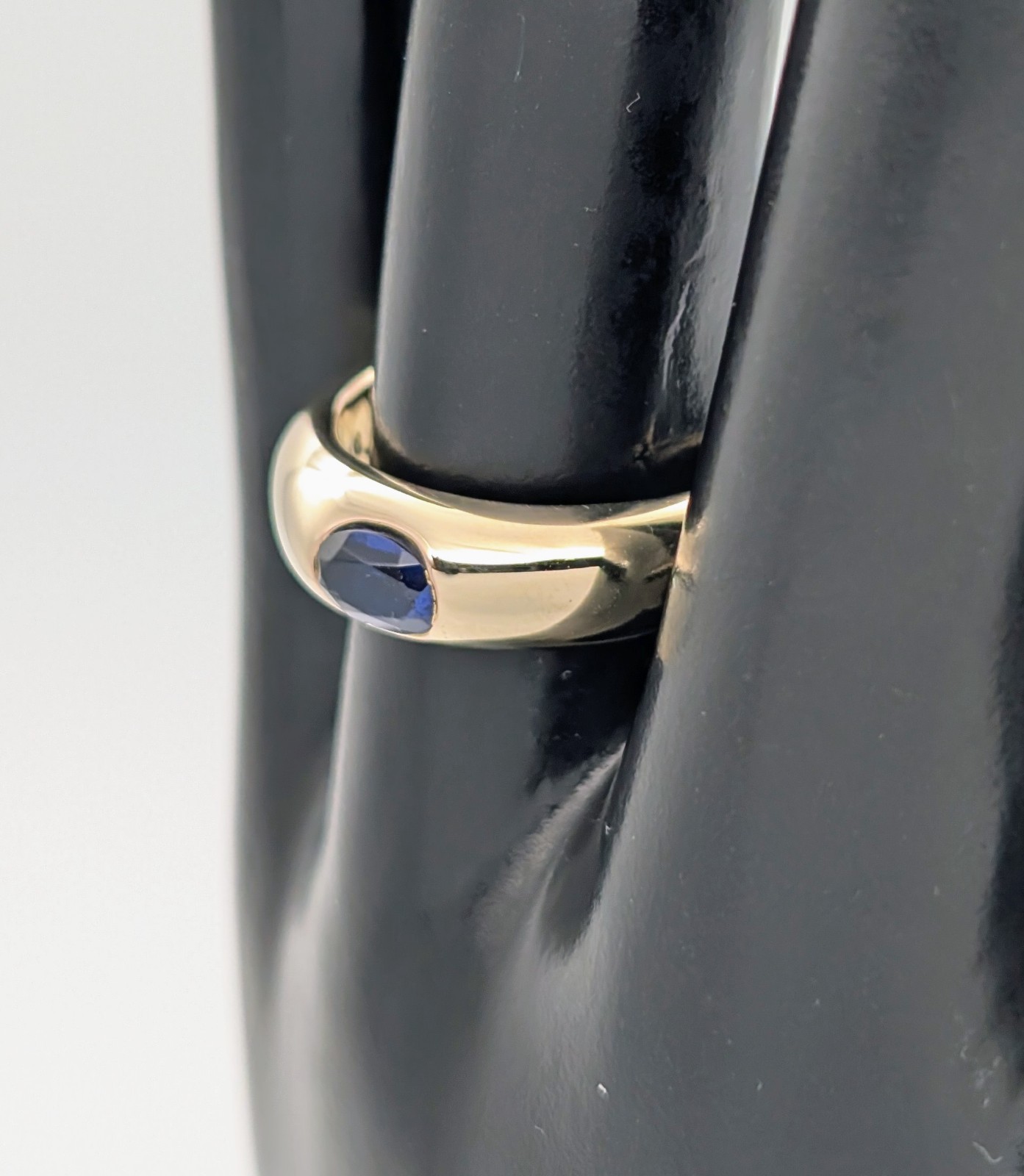Saphir Damen Ring Gelbgold 585/14K – 5,00g – (Gr. 53) ca 0,50ct #1686