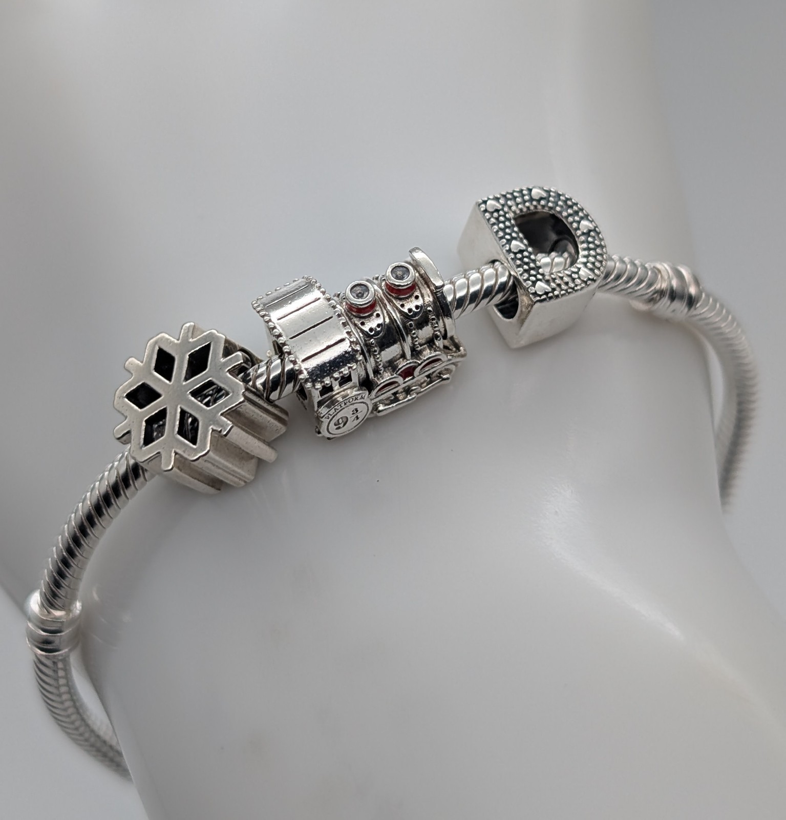 PANDORA Bettelarmband 925 terling Silber | 27g – 21cm #1468