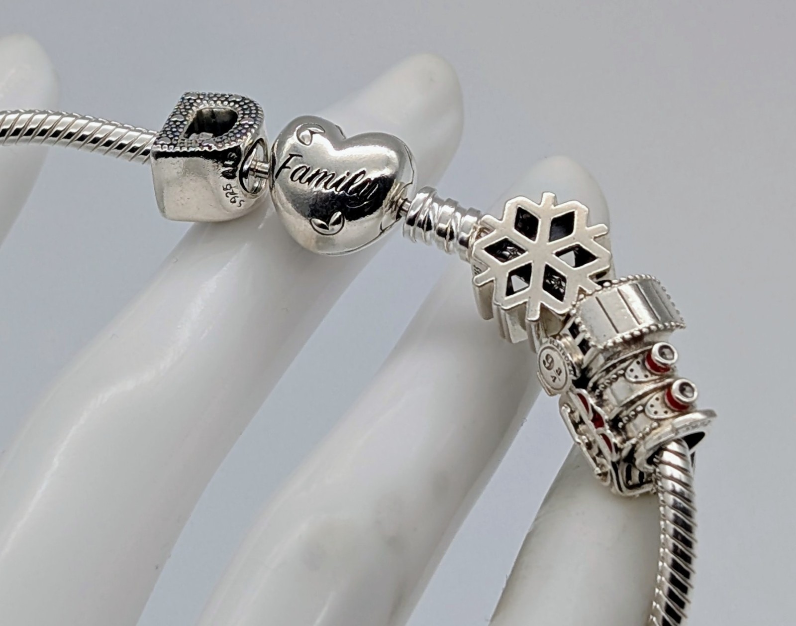 PANDORA Bettelarmband 925 terling Silber | 27g – 21cm #1468