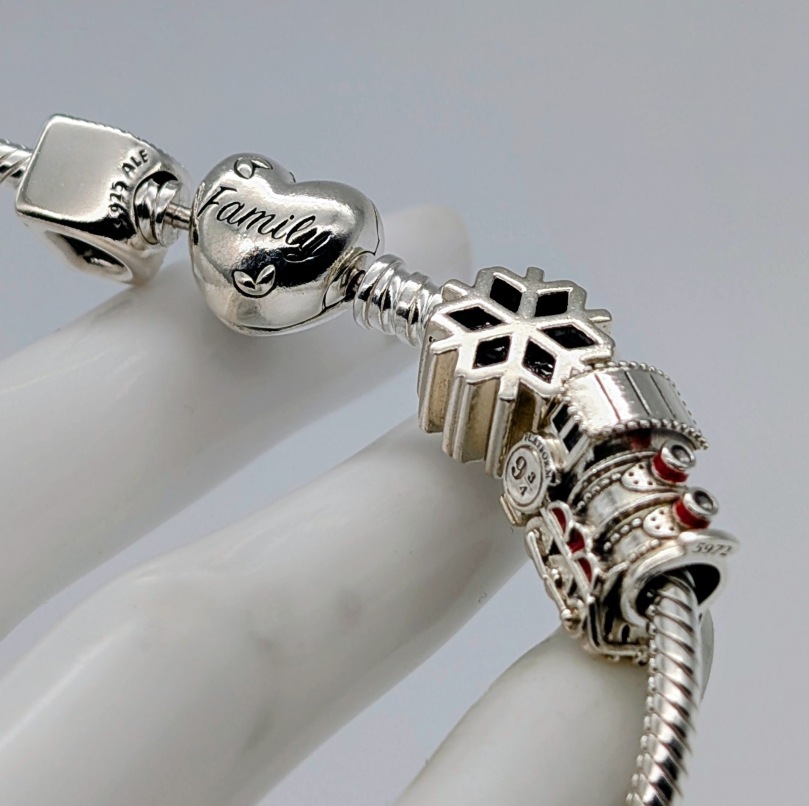 PANDORA Bettelarmband 925 terling Silber | 27g – 21cm #1468
