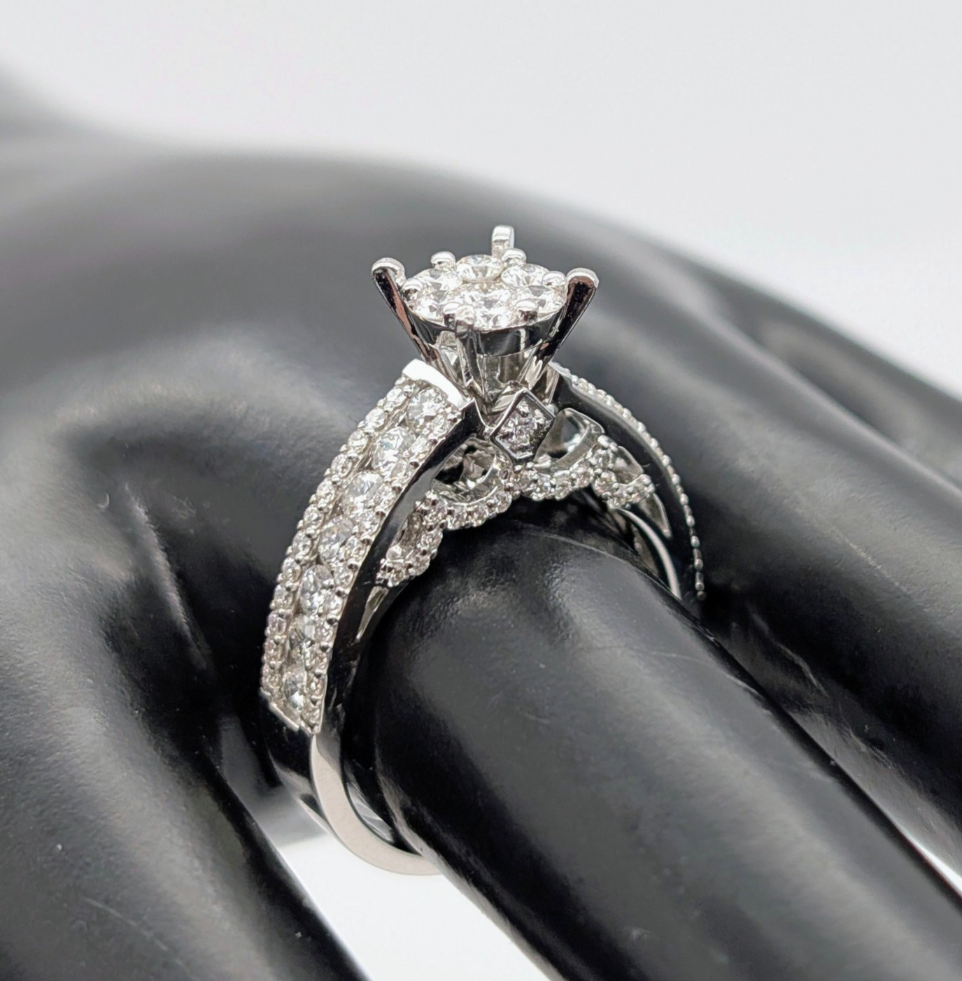 Solitär Brillant Damen Ring 2,87ct Weißgold 750/18K – 7,60g – (Gr. 57) #2006