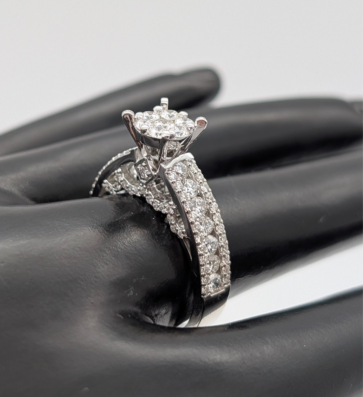 Solitär Brillant Damen Ring 2,87ct Weißgold 750/18K – 7,60g – (Gr. 57) #2006