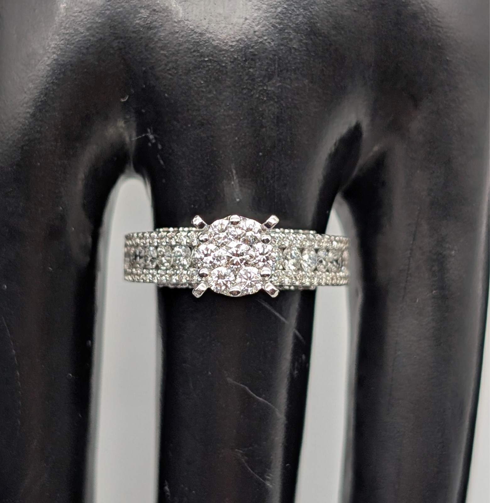 Solitär Brillant Damen Ring 2,87ct Weißgold 750/18K – 7,60g – (Gr. 57) #2006