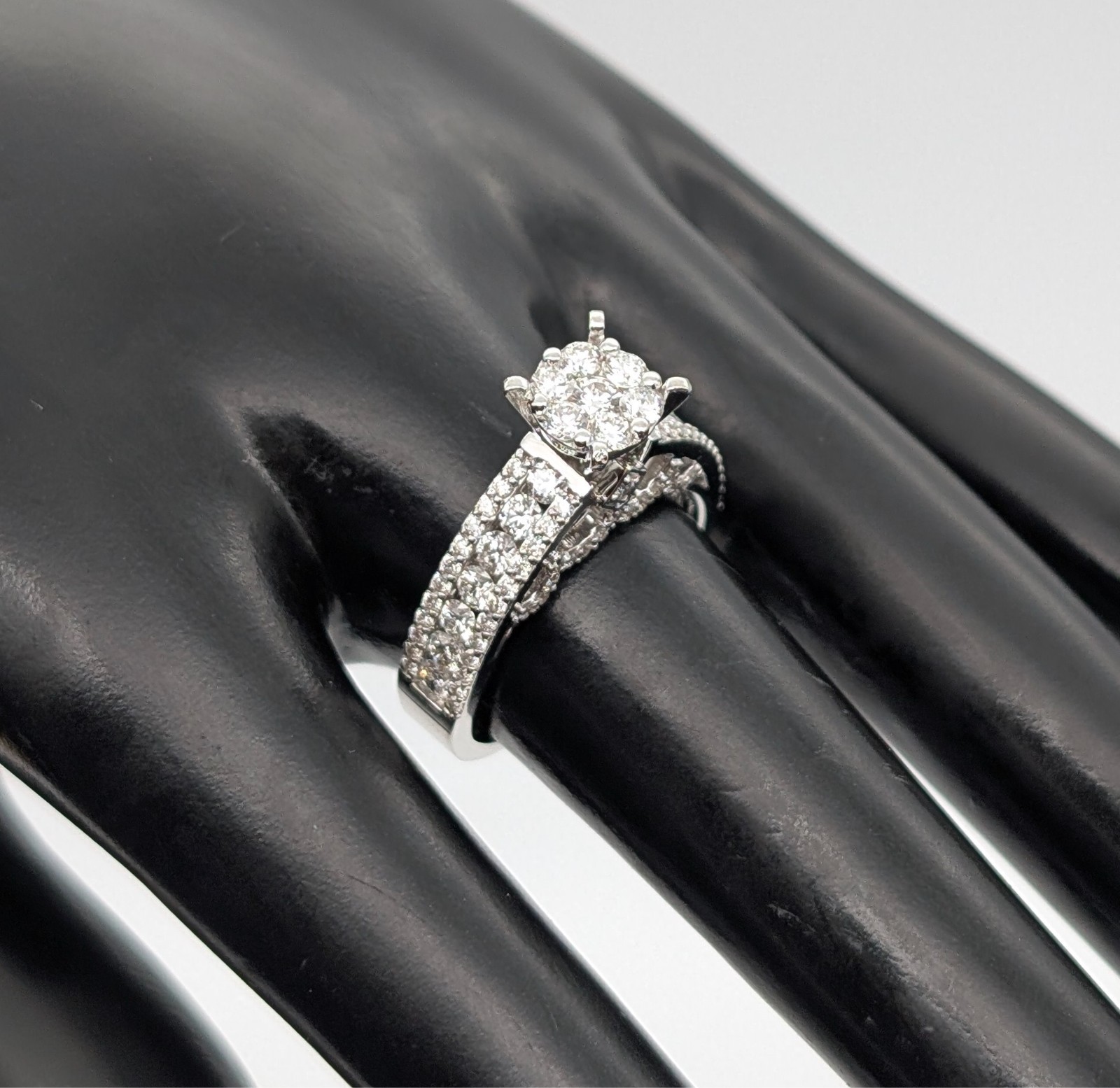 Solitär Brillant Damen Ring 2,87ct Weißgold 750/18K – 7,60g – (Gr. 57) #2006