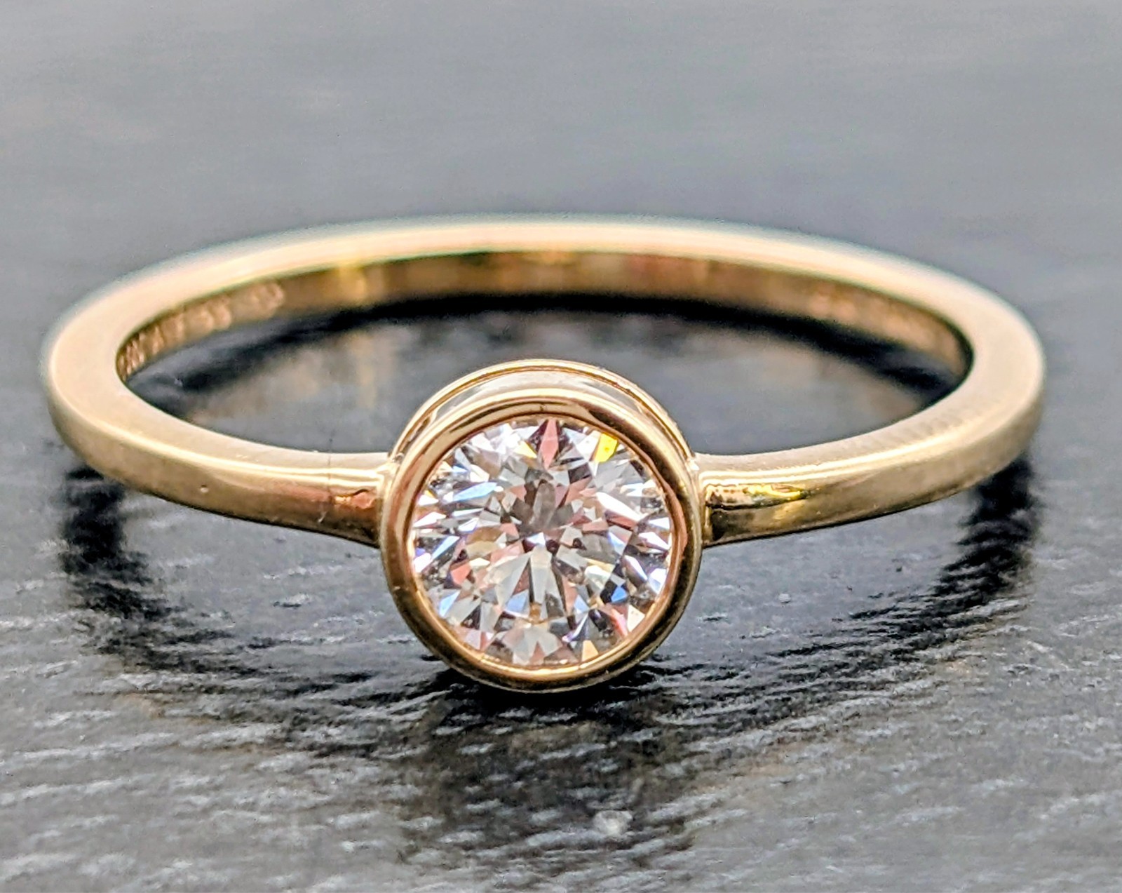 Pandora Era Brillant Damen Ring 0,50ct Gelbgold 585/14K – 2,35g – (Gr. 58) #2071