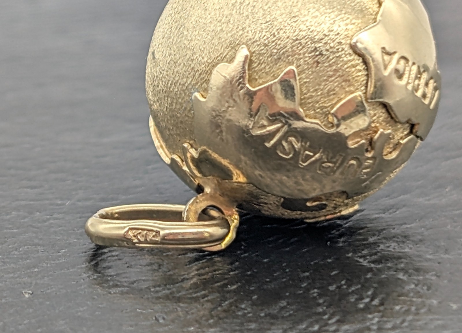 Weltkugel Anhänger 585/14K Gelbgold – 6,25g – für Halsketten #2084